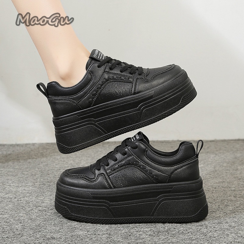 Women Shoes Sale - Zapatillas Blancas con Plataforma para Aumentar