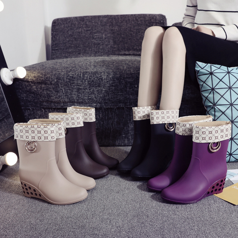 Women'S Shoes Water Resistant - Cuñas de estilo coreano, zapatos de