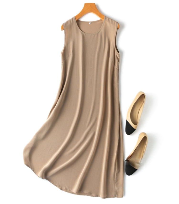 Women Shoes Xxl - Vestido de mujer 100% crepé de