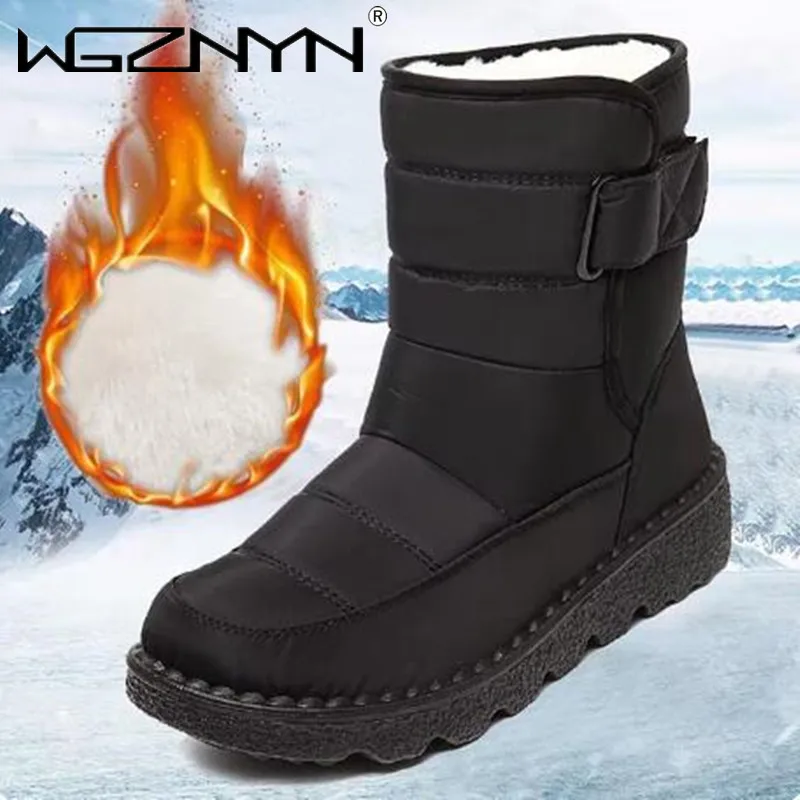 Women'S Shoes Water Resistant - Botas de nieve impermeables para Mujer,