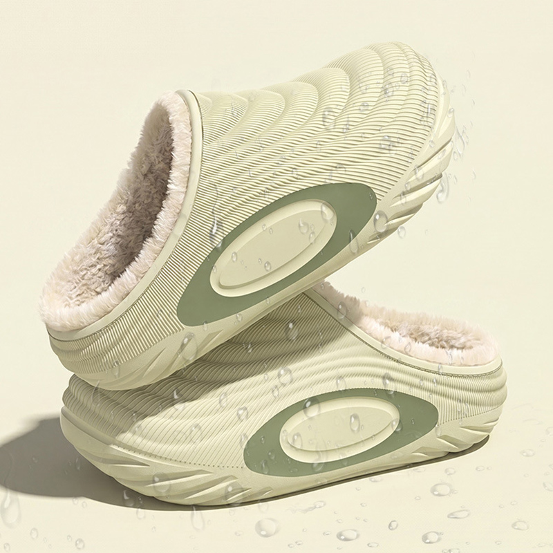 Women'S Shoes Water Resistant - Pantuflas de Felpa Impermeables Eva para