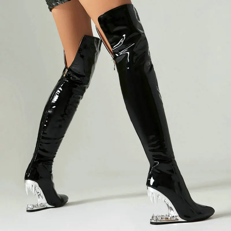 Women'S Shoes Wide Width - Botas largas hasta el muslo de