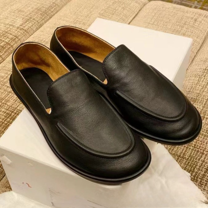 Women'S Shoes Wide Width - Nuevos Mocasines de Cuero Genuino para