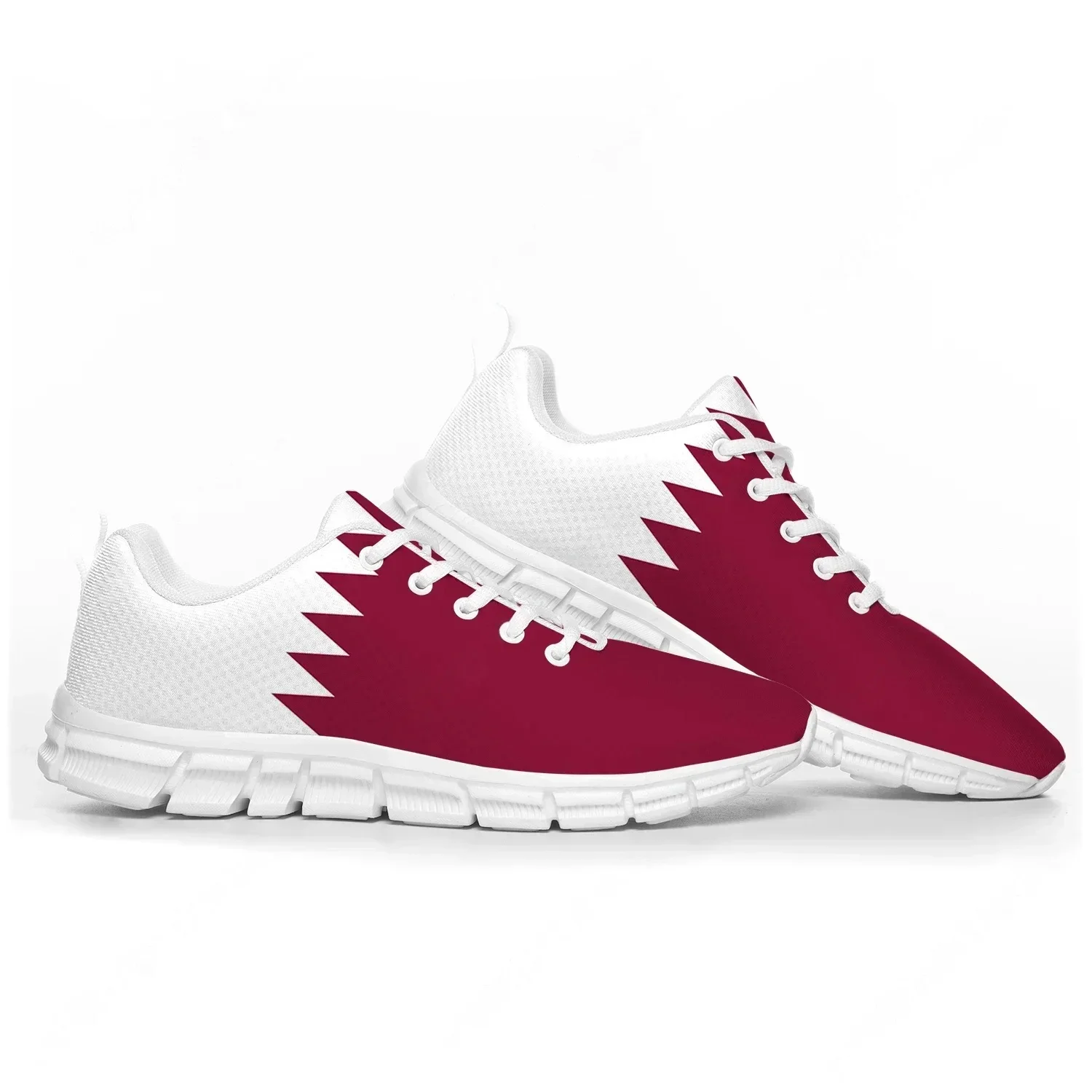 Women Shoes Qatar - Zapatos deportivos con bandera de Qatar