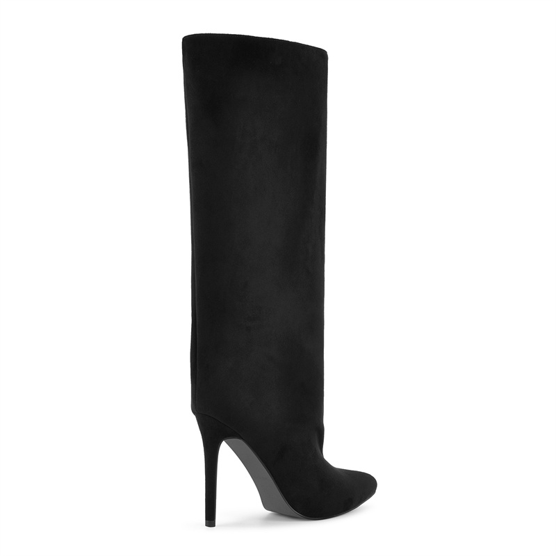 Botas Altas de Ante Sintético  - Women'S Shoes Wide Width reseña y precio