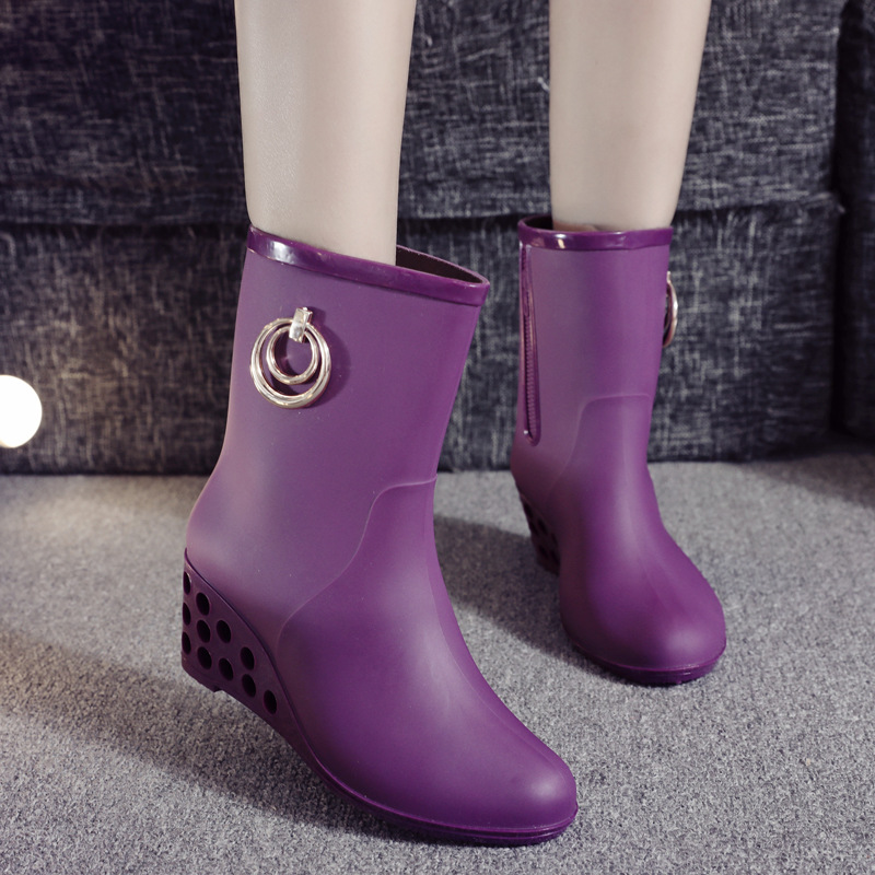 Cuñas de estilo coreano, zapat - Women'S Shoes Water Resistant reseña y precio