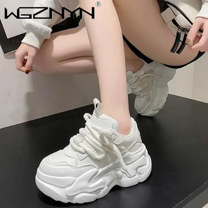 Zapatos de cuero informales co - Wedge Heeled Sneaker reseña y precio