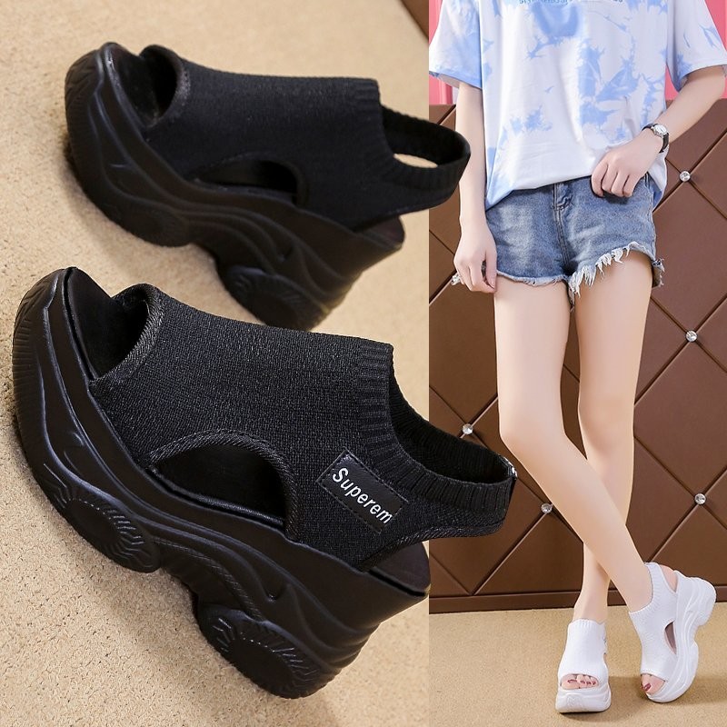 Sandalias de mujer 2025, sanda - Wedge Heeled Sneaker reseña y precio