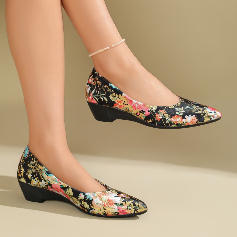 Zapatos de tacón de cuña con e - Women Shoes Xxl reseña y precio