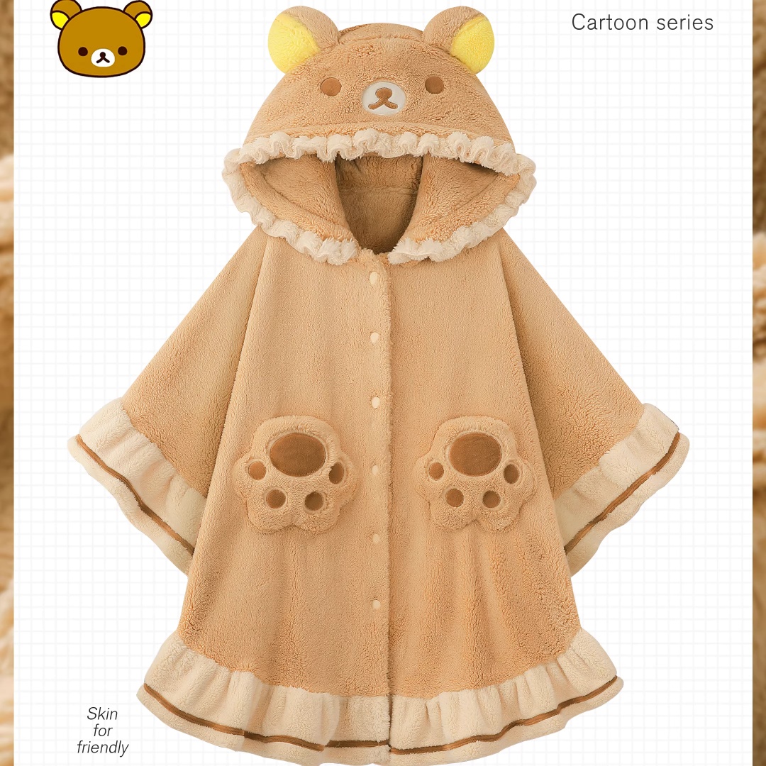 Poncho con Capucha Rilakkuma p - Women Shoes Xxl reseña y precio