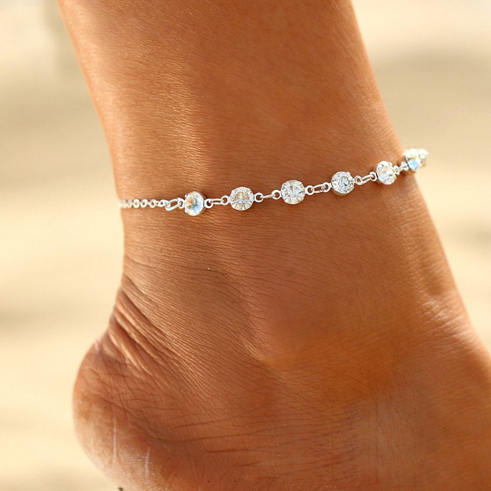 Pie tobillo oro plata regalo d - Gold Chain Sandal reseña y precio