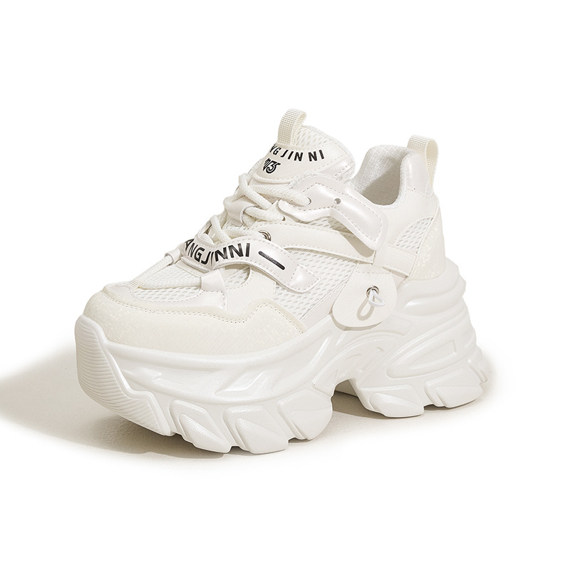Zapatillas gruesas de cuero de - Wedge Heeled Sneaker reseña y precio