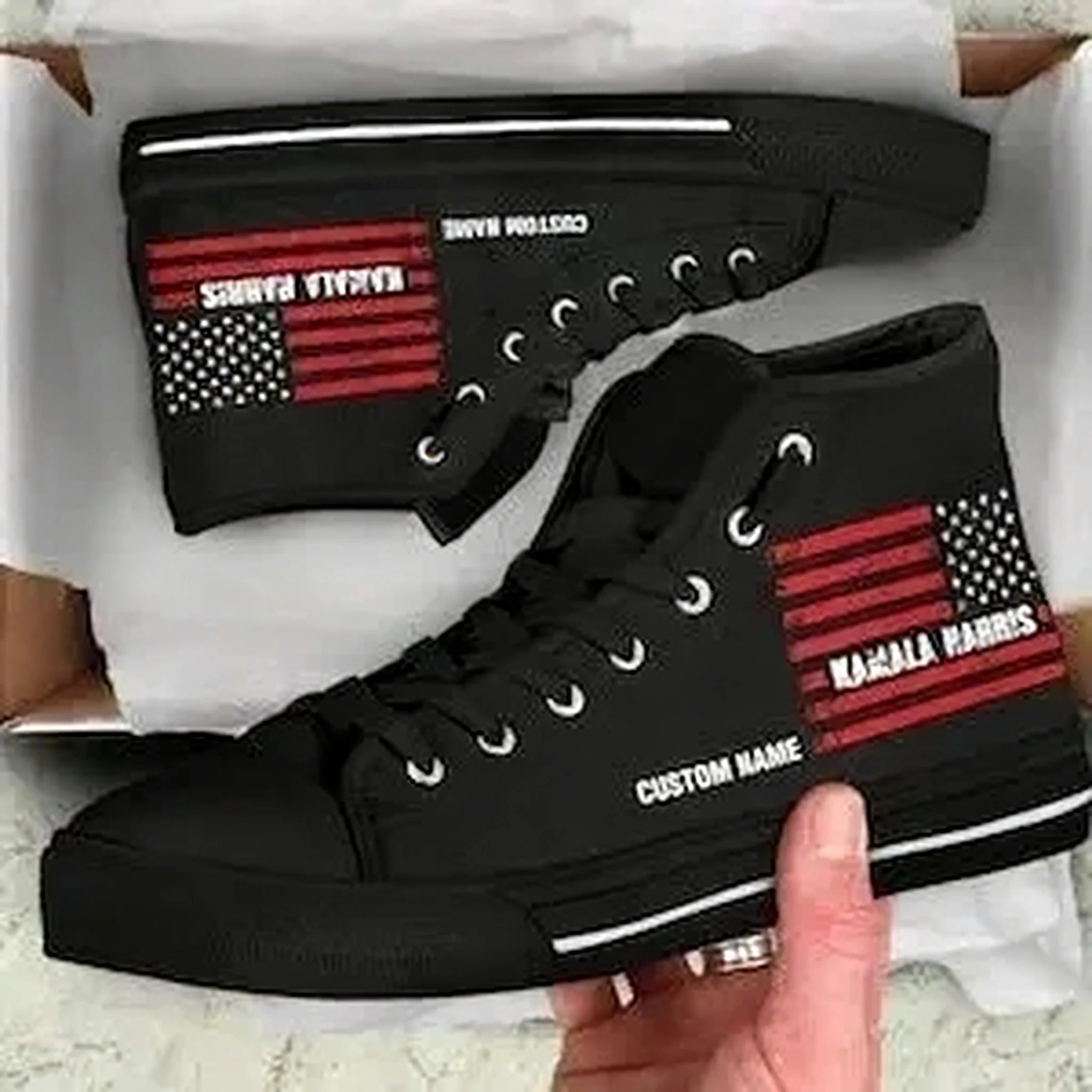 Zapatillas Altas Personalizada - Women Shoes Name reseña y precio