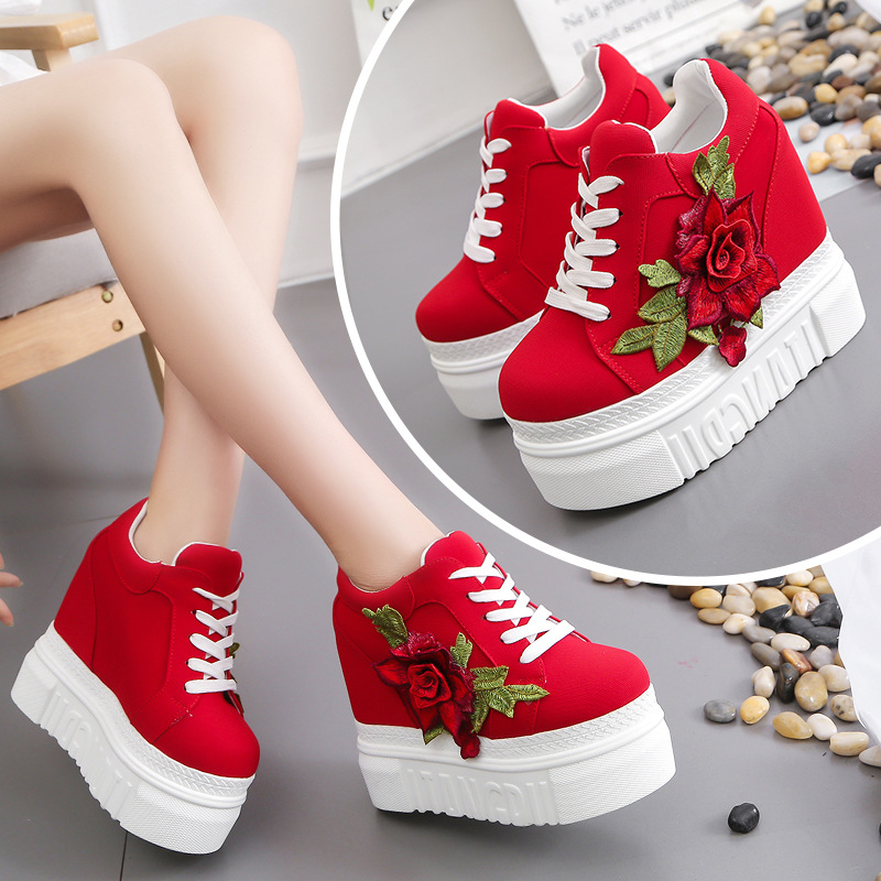 Zapatillas Deportivas para Muj - Wedge Heeled Sneaker reseña y precio