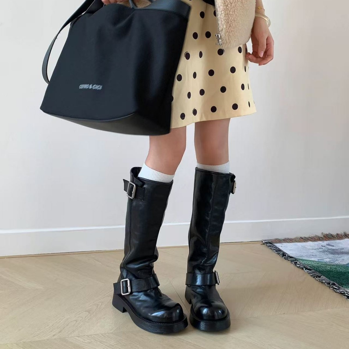 Botas largas decorativas con h - Women'S Shoes Wide Width reseña y precio