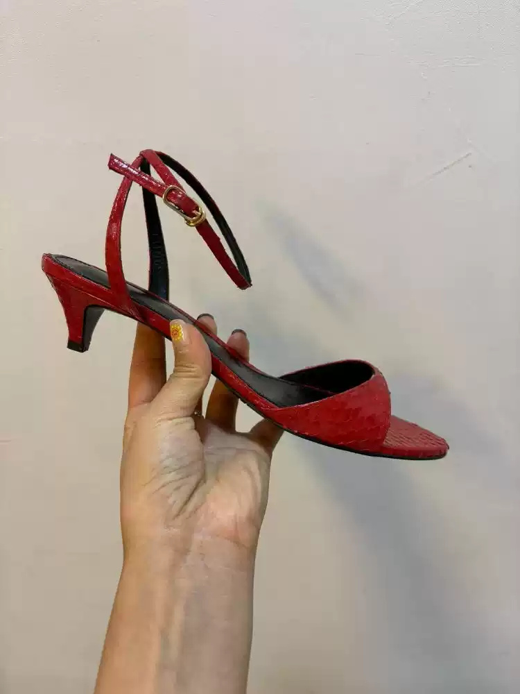 Sandalias de tacón bajo con pu - Women'S Shoes Crocs reseña y precio